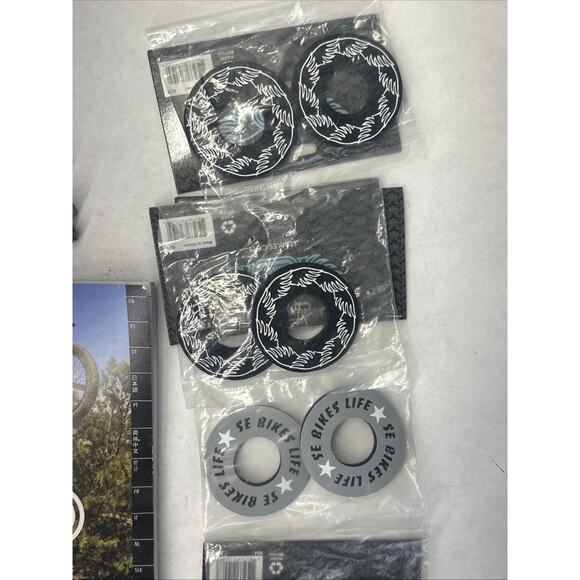 SE Bikes BMX Mix Pads, Donuts, grips, Clamp, and more New and used mix - Picture 12 of 14